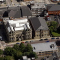 Bury Art Gallery and Library   from the air 