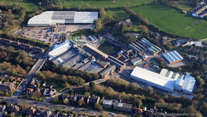 Polyflor Factory Radcliffe New Road from the air