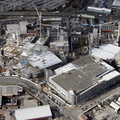  the Rock Shopping Centre Bury Lancs under construction  from the air 