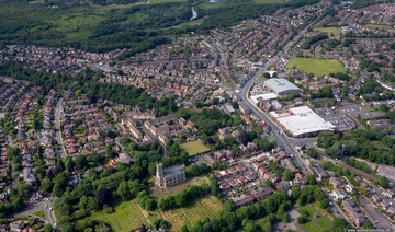 Whitefield, Greater Manchester aerial photo
