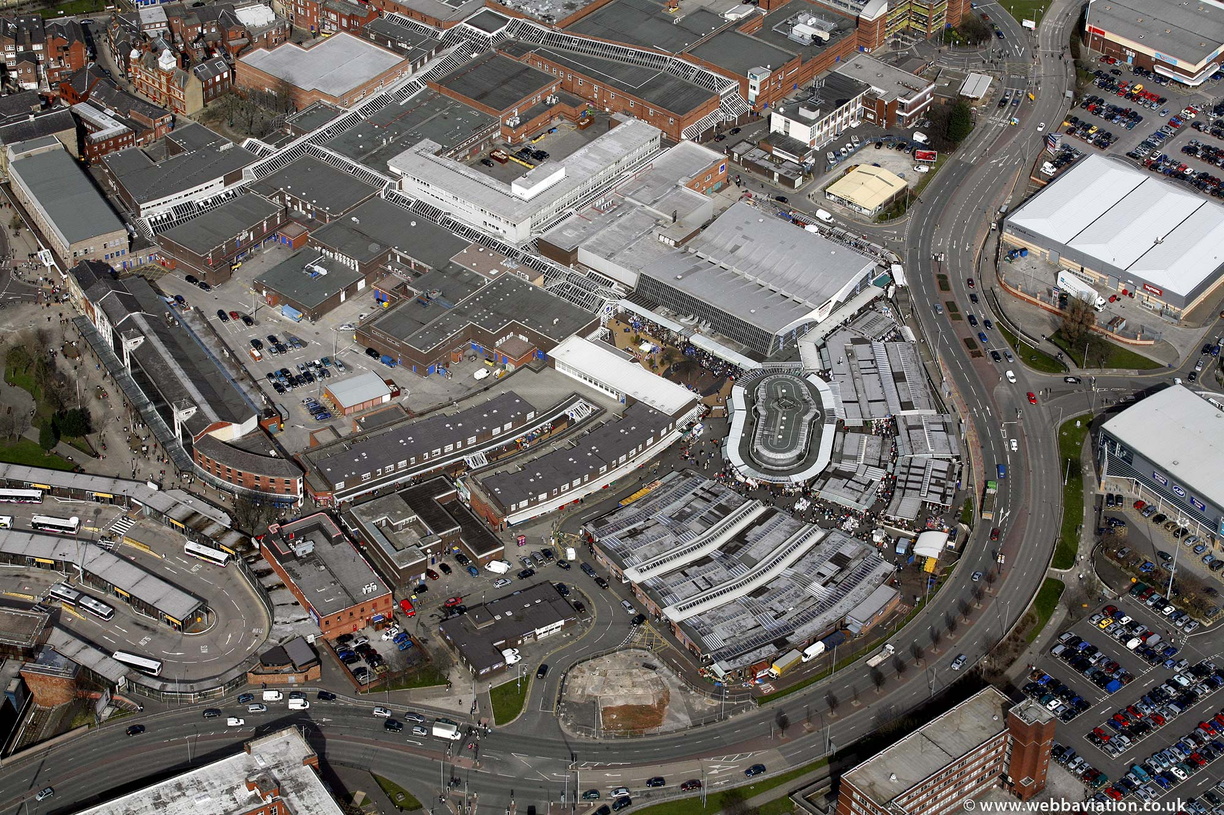 Bury Market from the air 