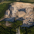  Back Lane Quarry Carnforth from the air