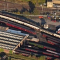 Carnforth MPD, formerly Steamtown Carnforth  from the air