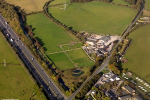 Greenlands Farm Village  from the air