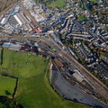 Carnforth Lancashire UK from the air 