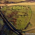 Castleshaw Roman Fort  Lancashire UK aerial photograph