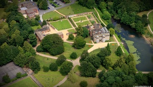 Astley Hall Chorley from the air