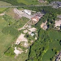  former Camelot Theme Park near Chorley Lancashire from the air