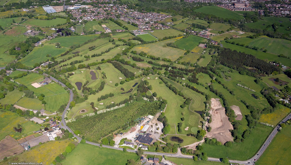 The Laurels Golf Course , Charnock Richard, Chorley Lancashire from the air