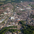 Chorley Lancashire from the air