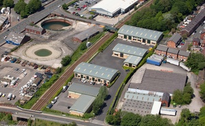 Chorley Central Business Parkfrom the air