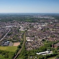 Chorley Lancashire aerial photograph
