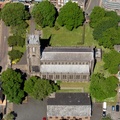 St George's Church, Chorley from the air