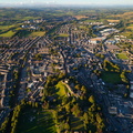 Clitheroe Lancs aerial photo