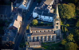 St Mary Magdalene's Church, Clitheroe aerial photograph  