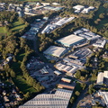 Lincoln Park Industrial Estate Clitheroe  aerial photograph  