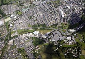 Colne Lancashire aerial photograph