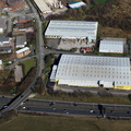 Denton Hall Farm Road Denton M34 from the air 