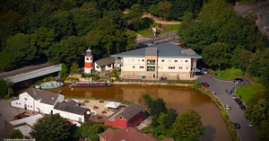  Monton Lighthouse Eccles  from the air