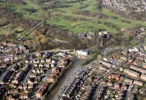 Eccles Greater Manchester aerial photograph