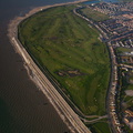 Fleetwood Golf Club Lancashire UK from the air