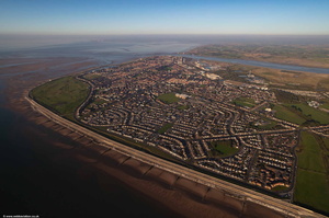 Fleetwood Lancs from the air