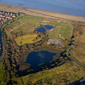 Fleetwood Marsh Nature Reserve Lancashire from the air