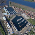 Fleetwood Haven Marina Lancashire from the air
