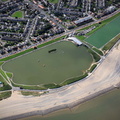 Fleetwood boating lakes from the air