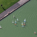 Fleetwood model yacht pond  from the air