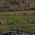 Fylde Coast Model Flying Association airstrip at Fleetwood Lancashire from the air