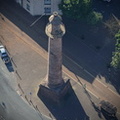 Pharos Lighthouse in Fleetwood Lancashire from the air