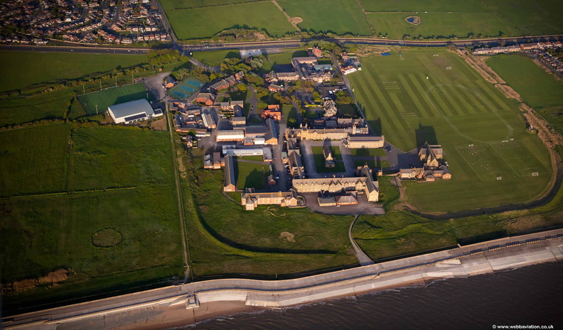Rossall School from the air