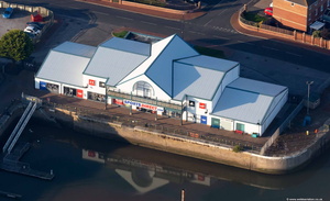 Sports Direct Fleetwood Lancashire from the air