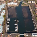 Wyre Dock, Fleetwood Docks from the air