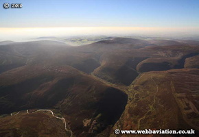 Forest of Bowland Lancashire  aerial photograph