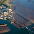 Heysham Nuclear Power Station Lancashire from the air
