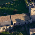 All Hallows Church, Great Mitton aerial photo