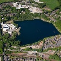 former Appley Bridge East Quarry from the air