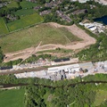 former Appley Bridge landfill refuse site, soon to be home to the  Appley Bridge Biomass to Energy plant