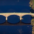 Aqueduct across the River Ribble aerial photo