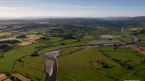River Lune from the air