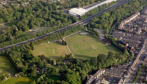 Barrowford Cricket Club Lancashire from the air