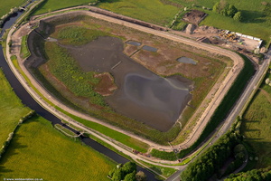 Barrowford Reservoir    Lancashire from the air