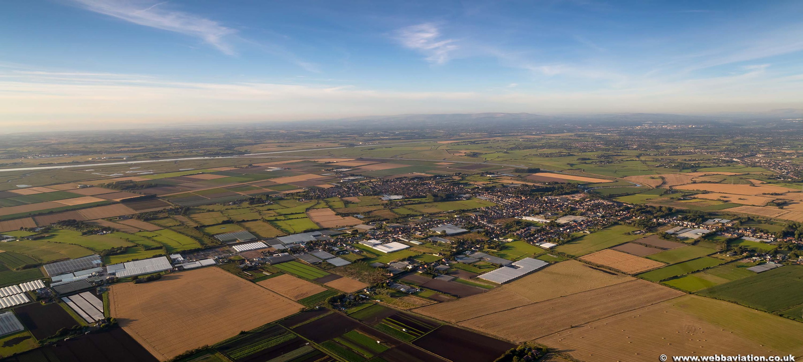 Hesketh Moss & Becconsall Lancashire aerial photo