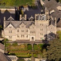 Borwick Hall  from the air
