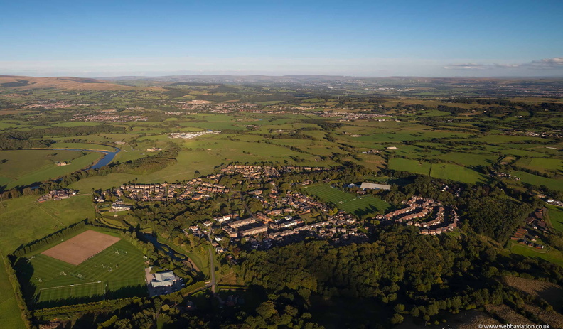 Brockhall Village aerial photo