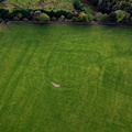 Univallate prehistoric defended enclosure Claughton, Lancashire from the air