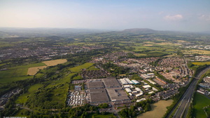 Clayton-le-Moors from the air