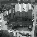 Galgate Silk Mills from the air